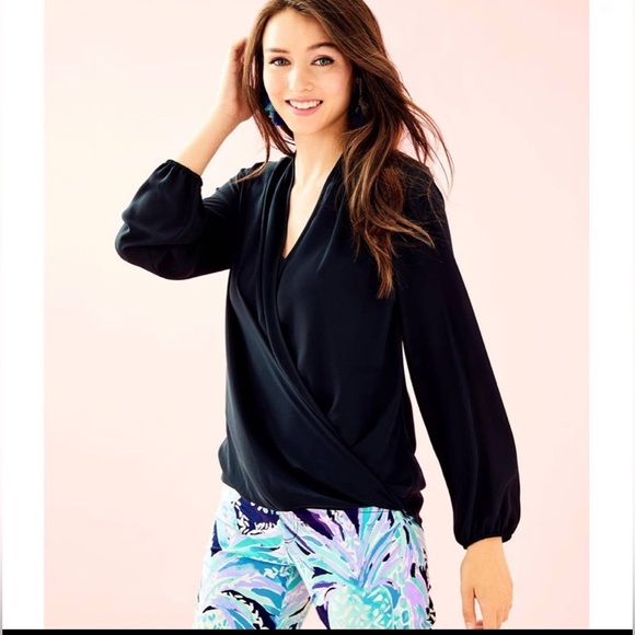 Lilly Pulitzer Tops - Lilly Pulitzer Myah Top/BLOUSE